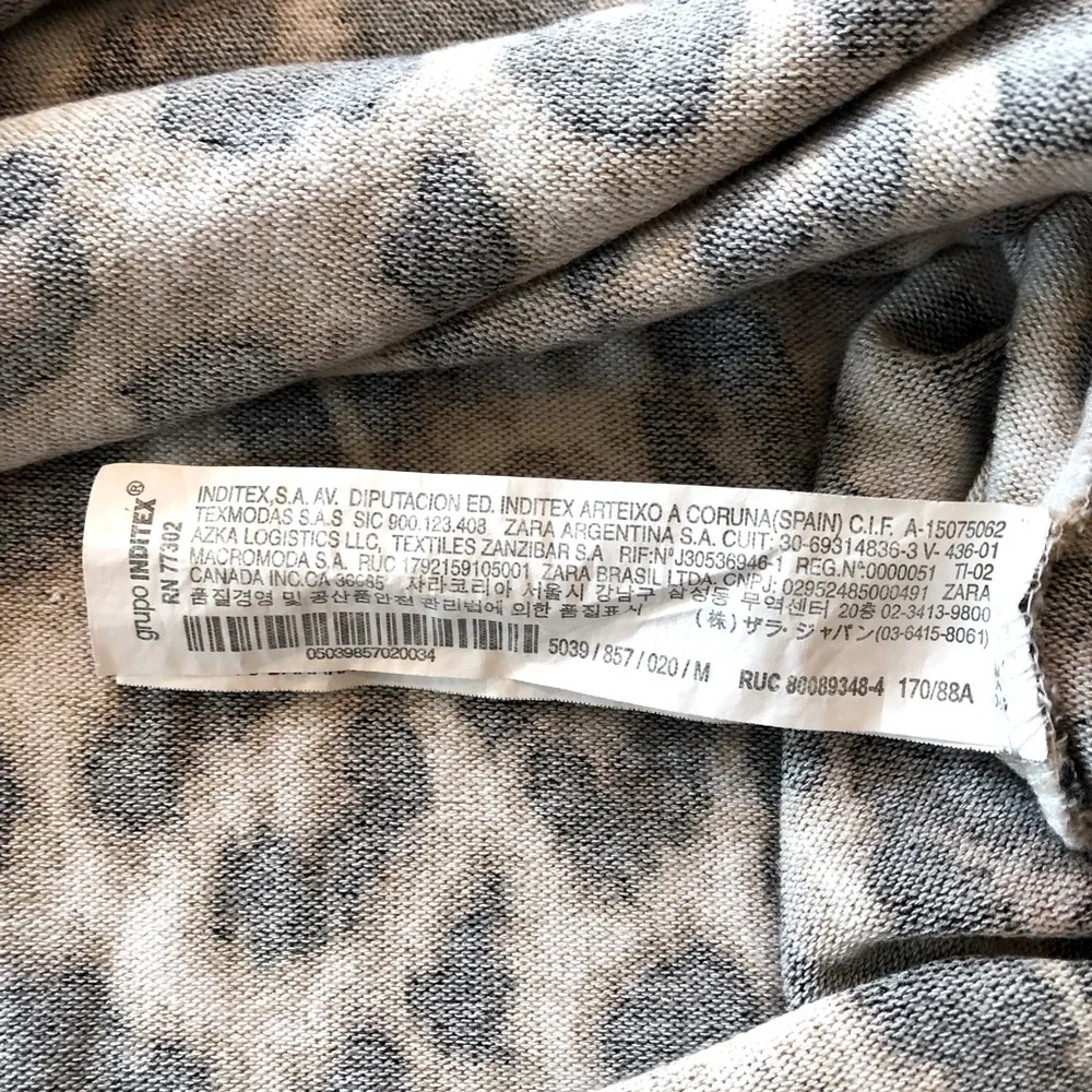 Zara Trafaluc Animal Print Top - Picture 14 of 16